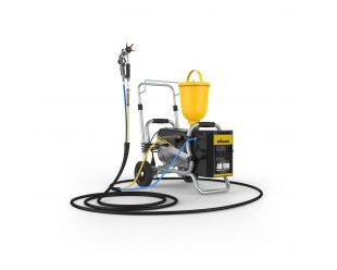 SuperFinish 23 plus Aircoat Spraypack op frame